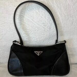 Prada Milano Shoulder Bag Leather vintage Original PRADA